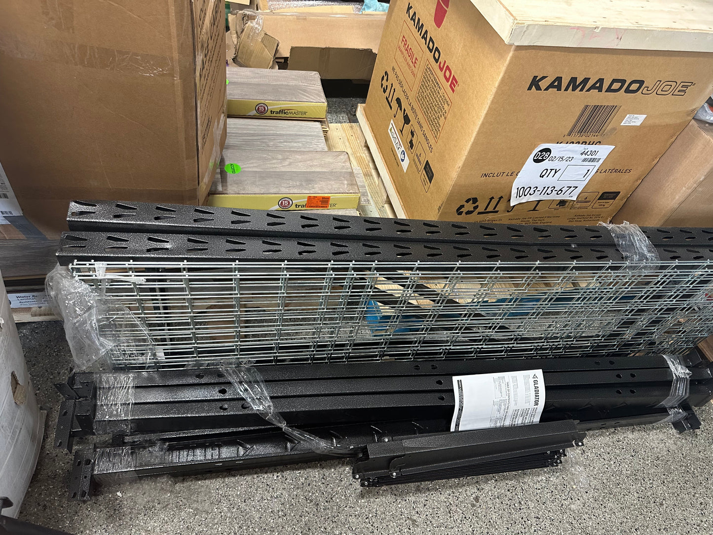 Gladiator 4-Tier Welded Steel Garage Storage Shelving Unit (77 in. W x 72 in. H x 24 in. D)