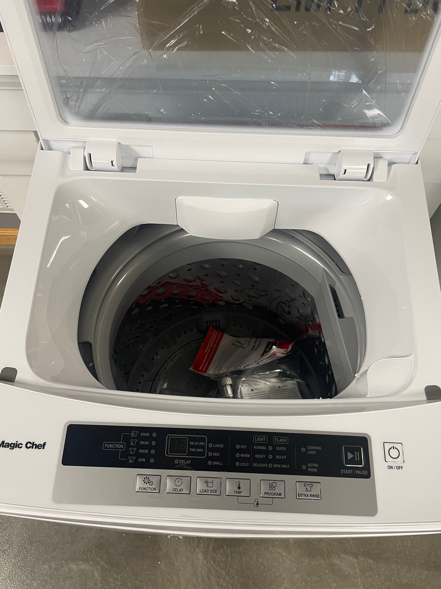 Magic Chef 1.7 cu. ft. Portable Compact Top Load Washer in White