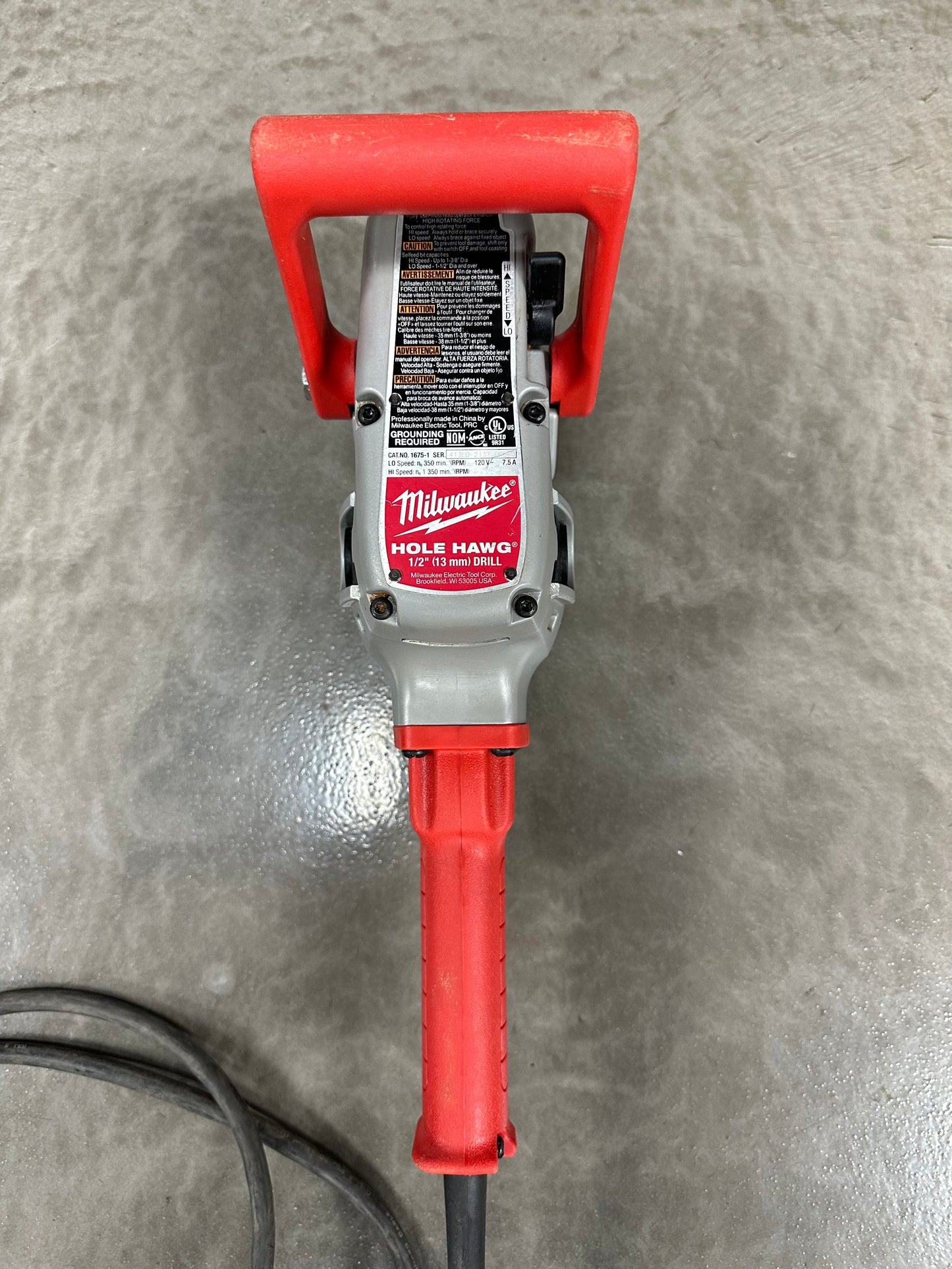 Milwaukee 7.5 Amp 1/2 in. Hole Hawg Heavy-Duty Corded Drill