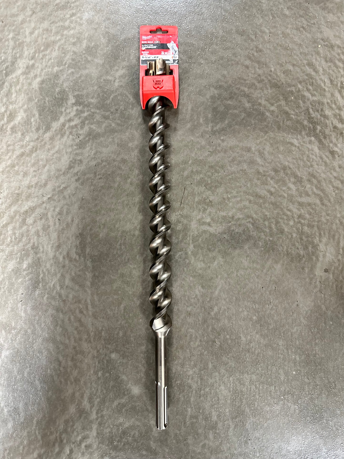 Milwaukee 1-1/2 in. x 23 in. 4-Cutter SDS-MAX Carbide Drill Bit