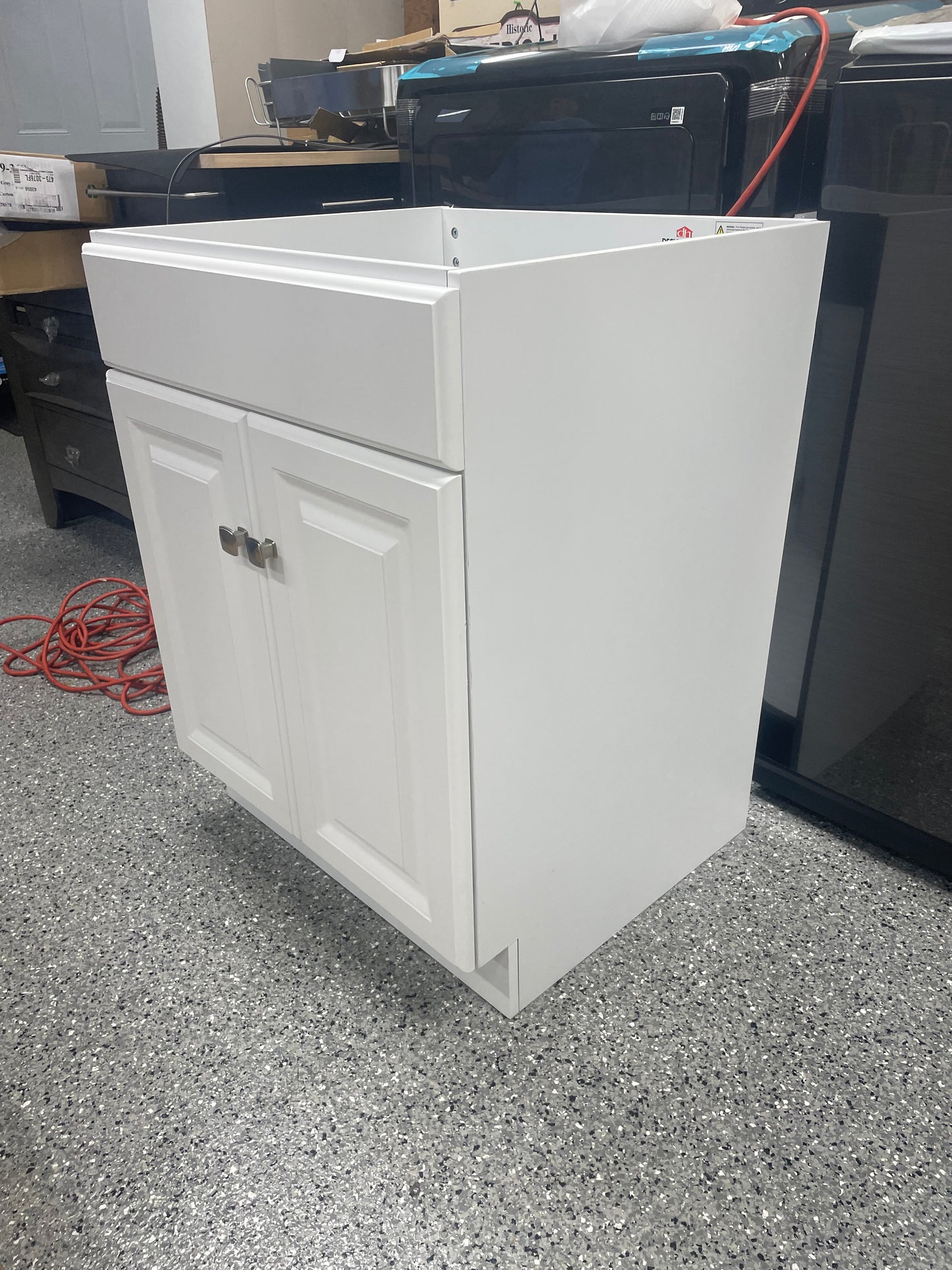 Design House Wyndham 24 in. 2-Door Bath Vanity Cabinet Only in White (Ready to Assemble)