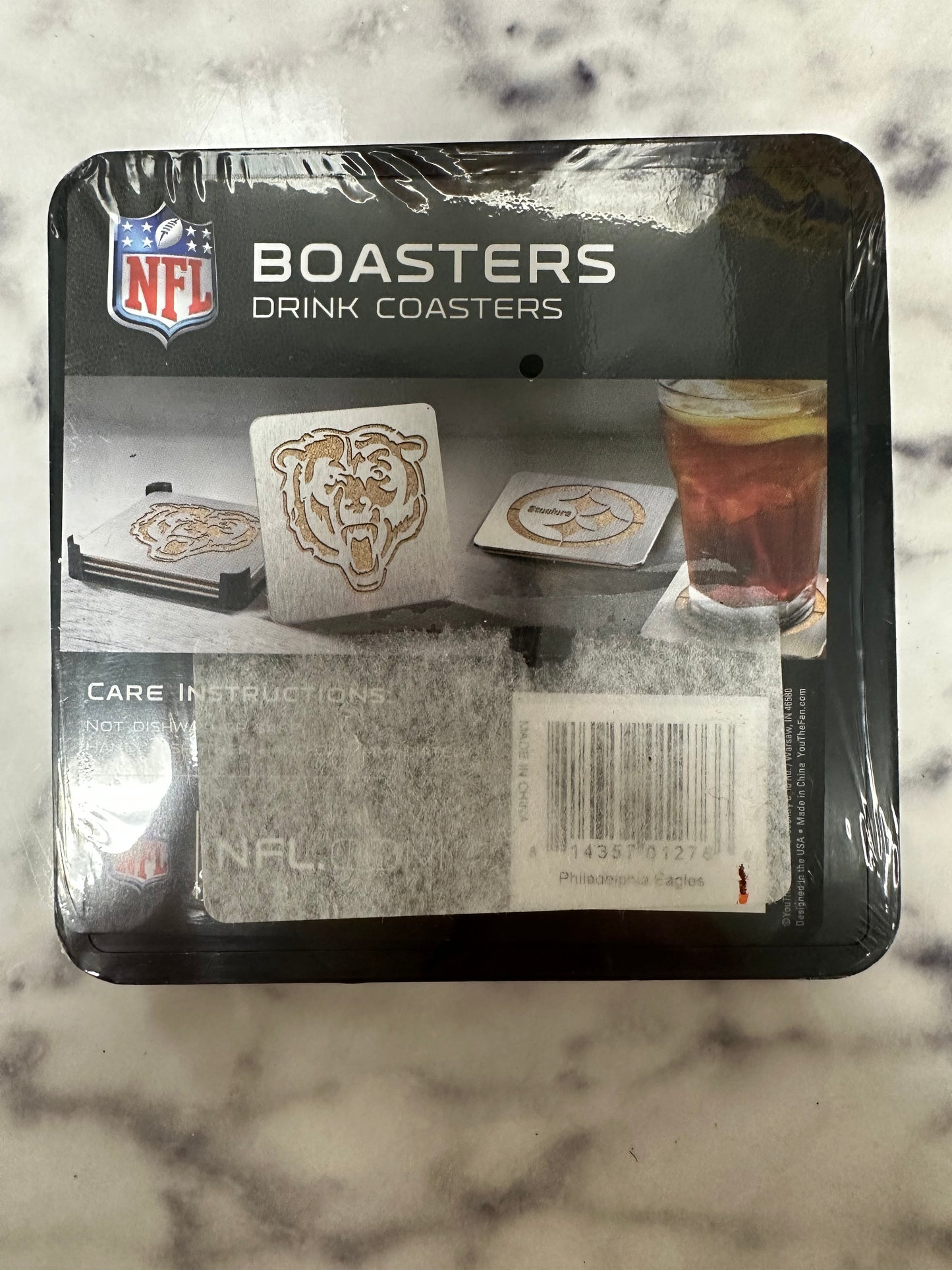 YouTheFan NFL Philadelphia Eagles 4 in. Metallics Coasters (Set of 4)