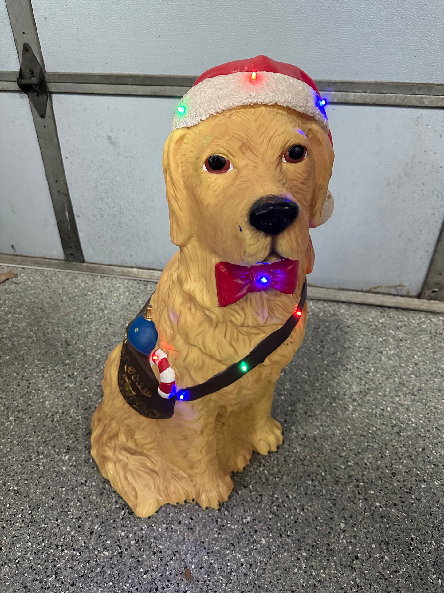 Home Accents Holiday 30 in Christmas Golden Retriever Dog