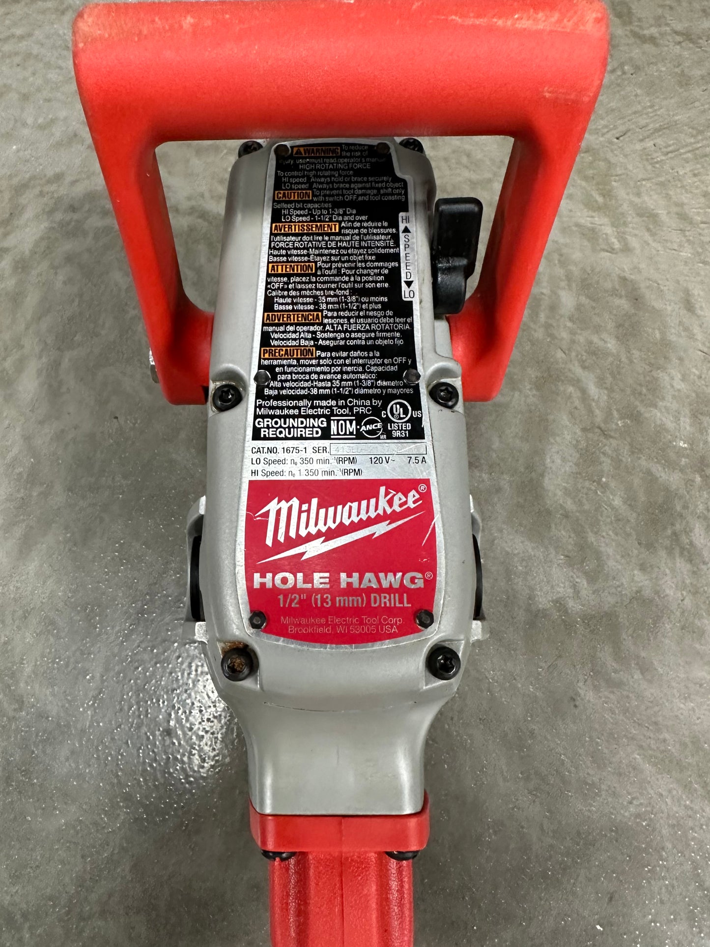 Milwaukee 7.5 Amp 1/2 in. Hole Hawg Heavy-Duty Corded Drill