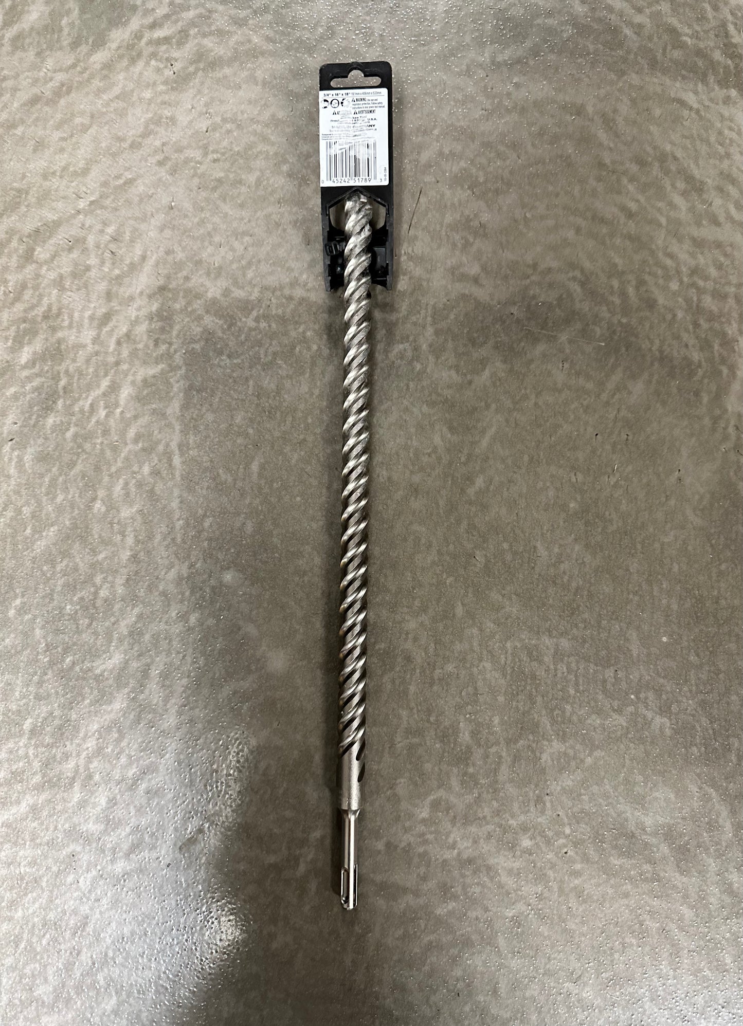 Milwaukee 3/4 in. x 18 in. 4-Cutter SDS-PLUS Carbide Drill Bit