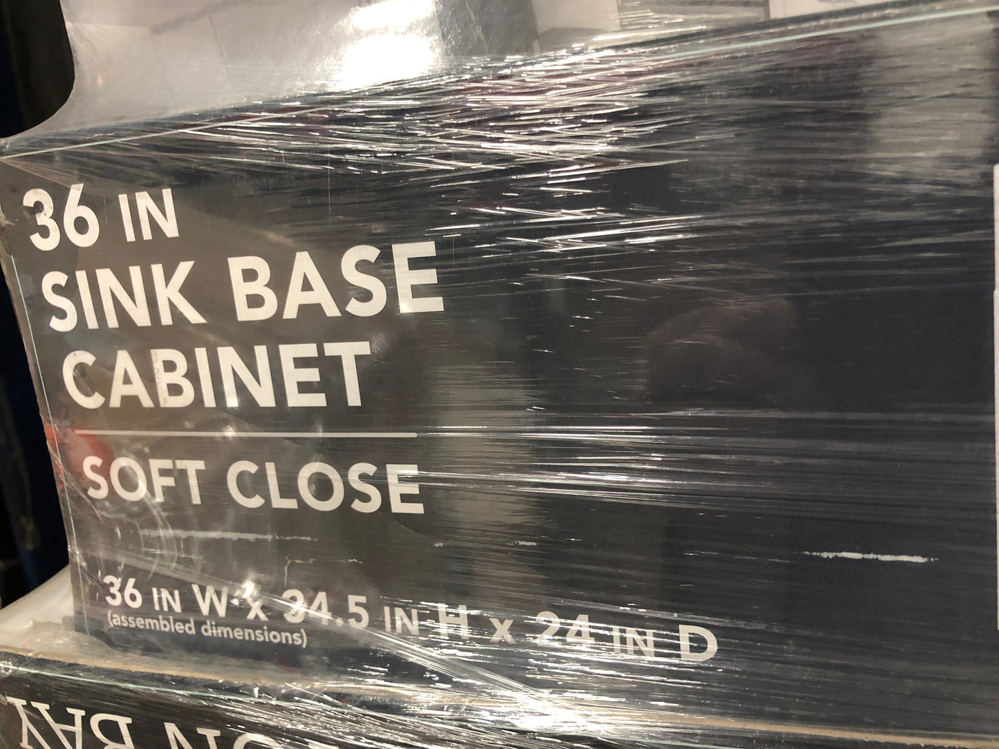 Hampton Bay Avondale Shaker Alpine White Quick Assemble Plywood 36 in Sink Base Kitchen Cabinet (36 in W x 24 in D x 34.5 in H)