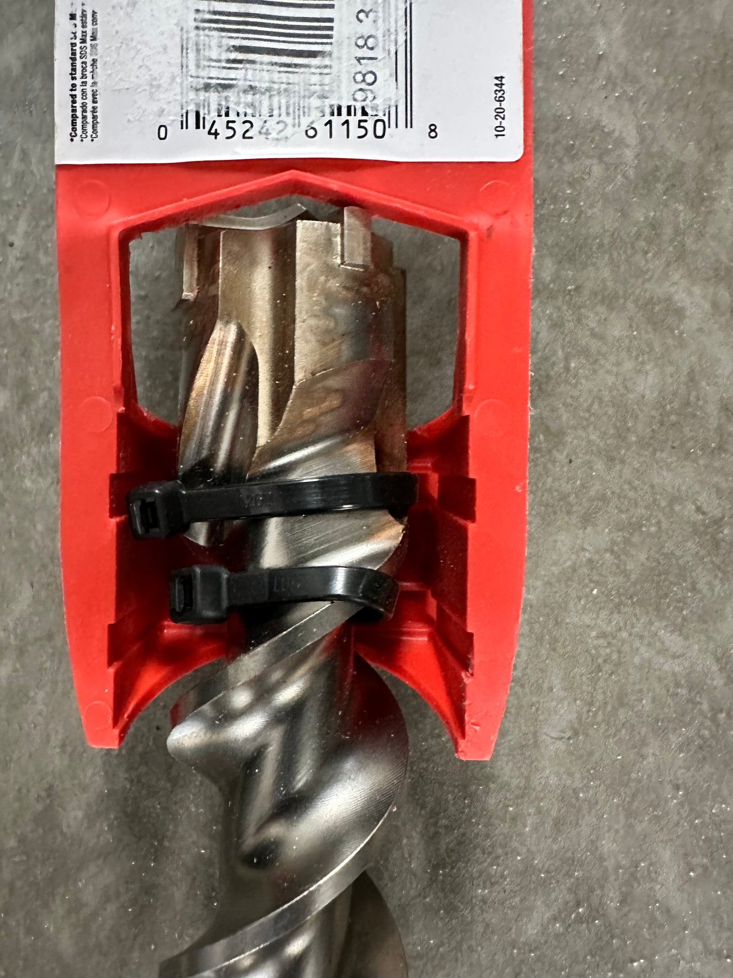 Milwaukee 1-1/2 in. x 23 in. 4-Cutter SDS-MAX Carbide Drill Bit