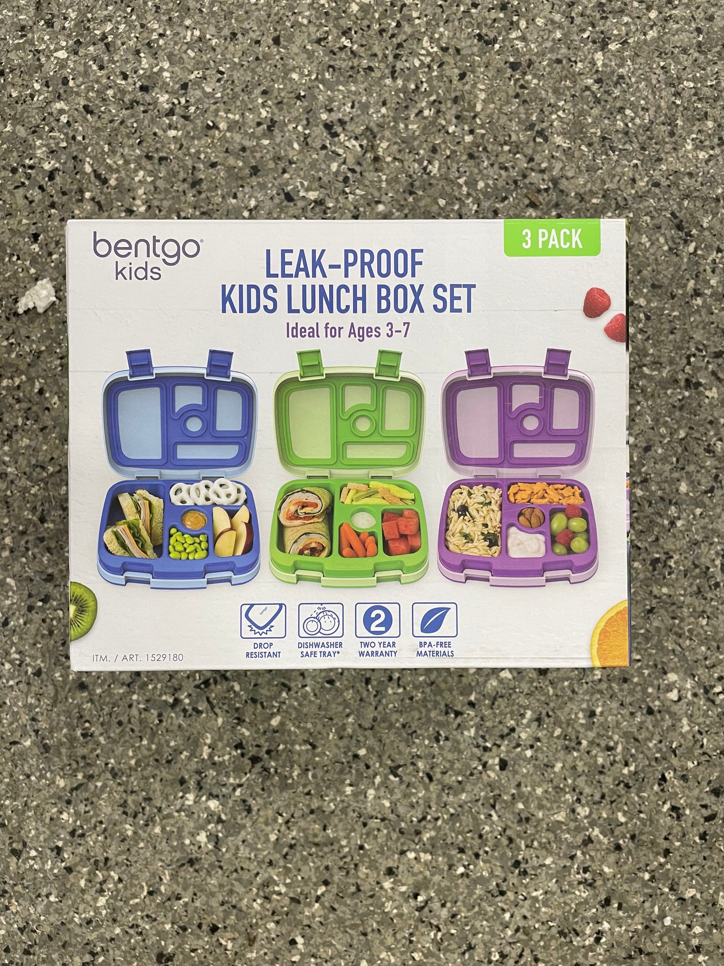 Bentgo Kids Lunch Box Containers, 3-Pack