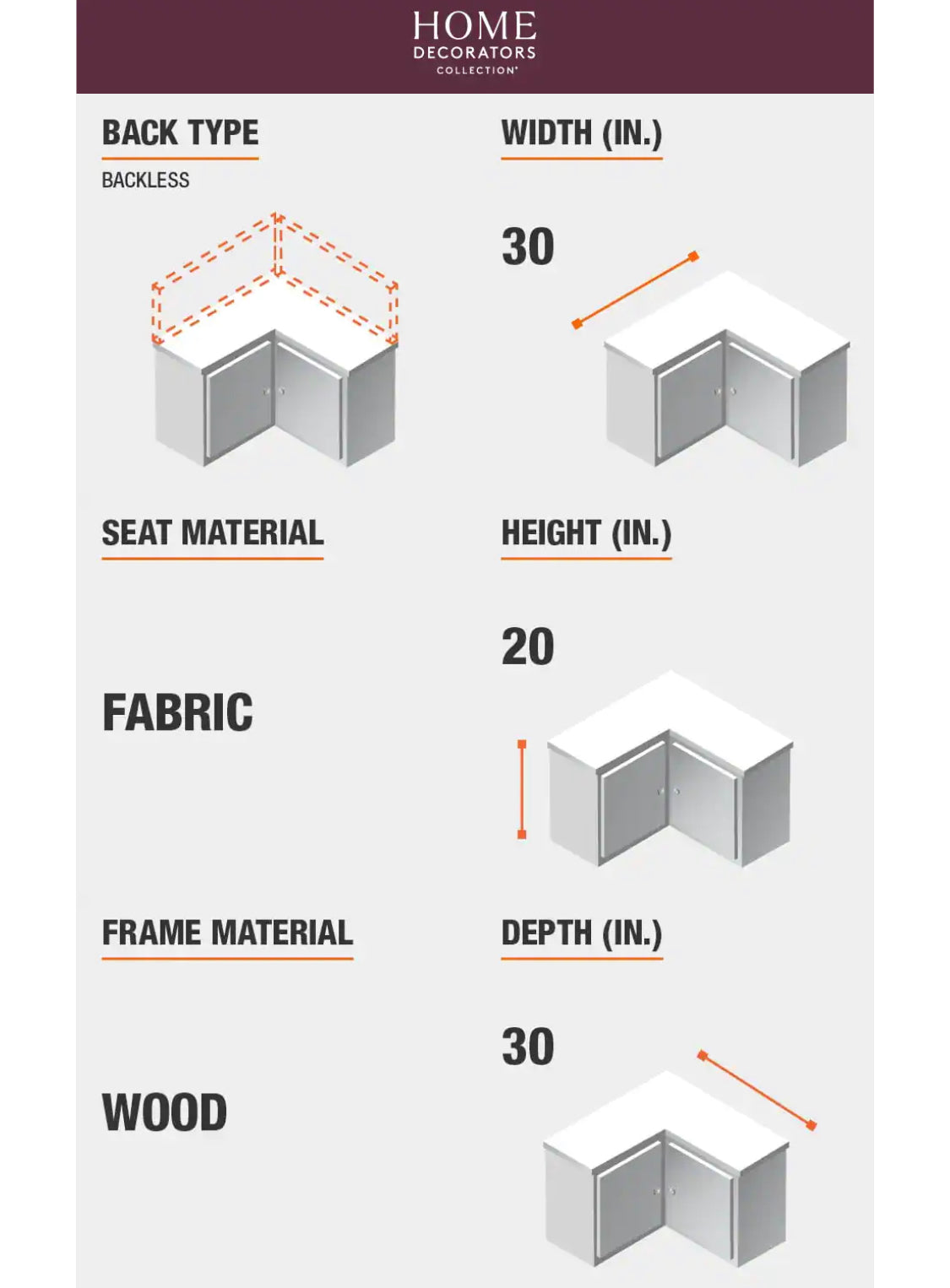 Home Decorators Collection Walker Polar White Corner Storage Bench