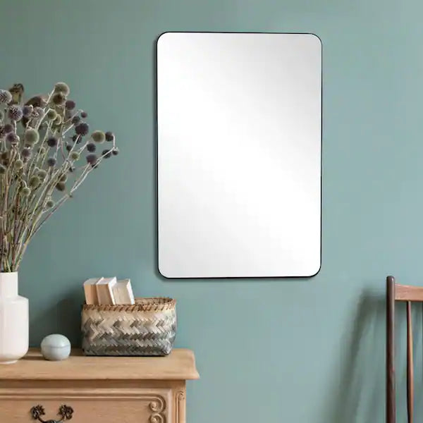 Camden Isle 42 in. x 28 in. Modern Rectangle Framed Decorative Mirror