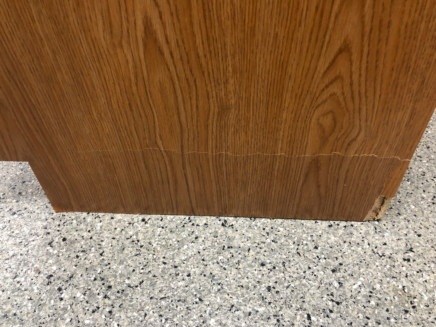 Hampton Bay Hampton Medium Oak Raised Panel Assembled Drawer Base Kitchen Cabinet with Drawer Glides (18 in. x 34.5 in. x 24 in.)