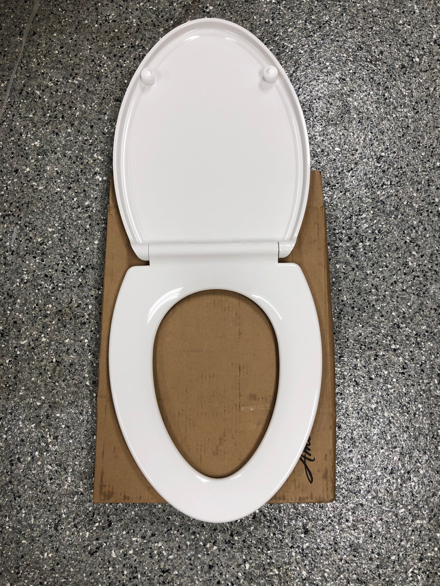 American Standard Traditional Slow-Close EverClean Elongated Closed Front Toilet Seat in White
