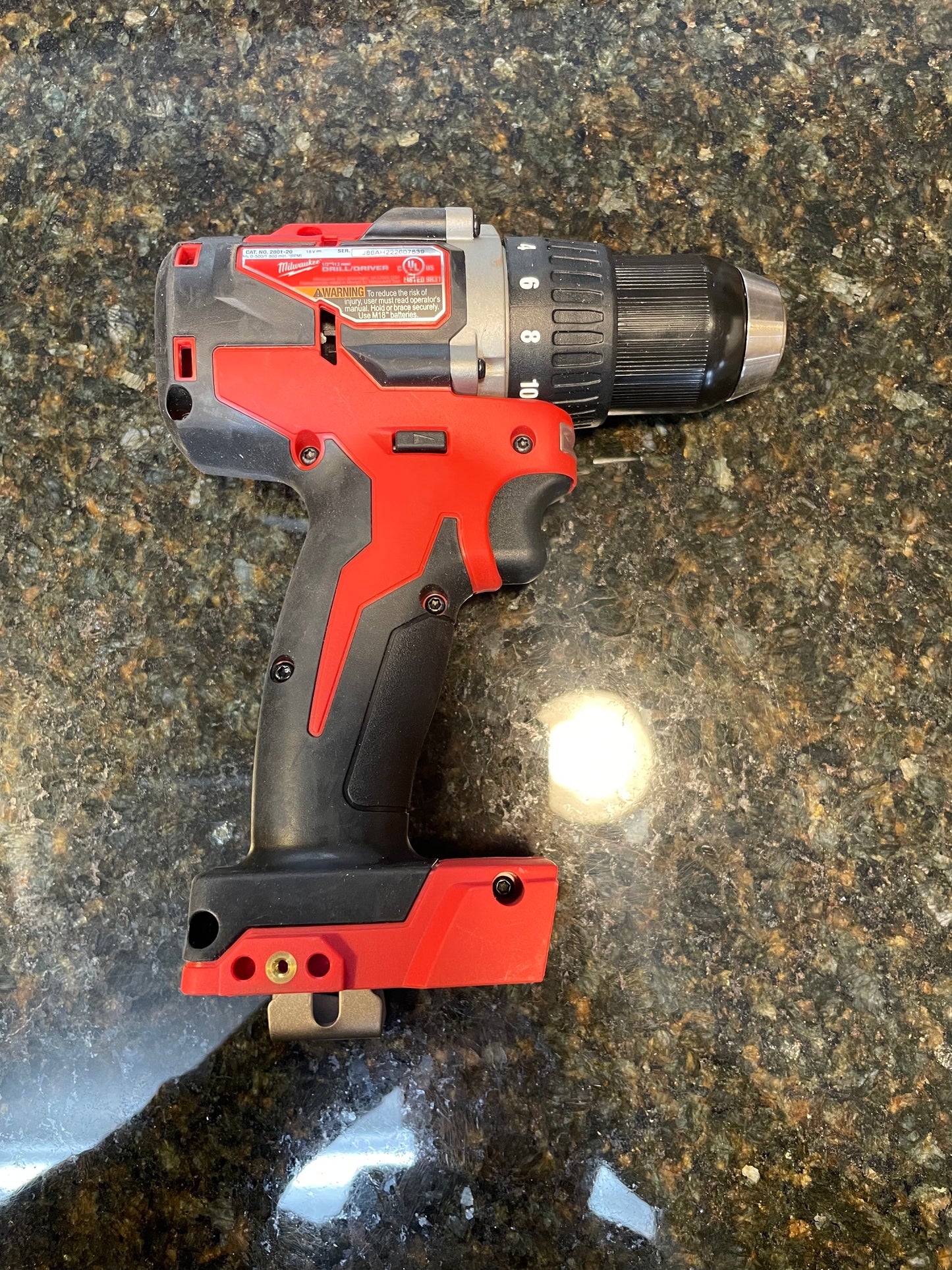 Milwaukee M18 18V Lithium-Ion Brushless Cordless 1/2 in. Compact Drill/Driver (Tool-Only)