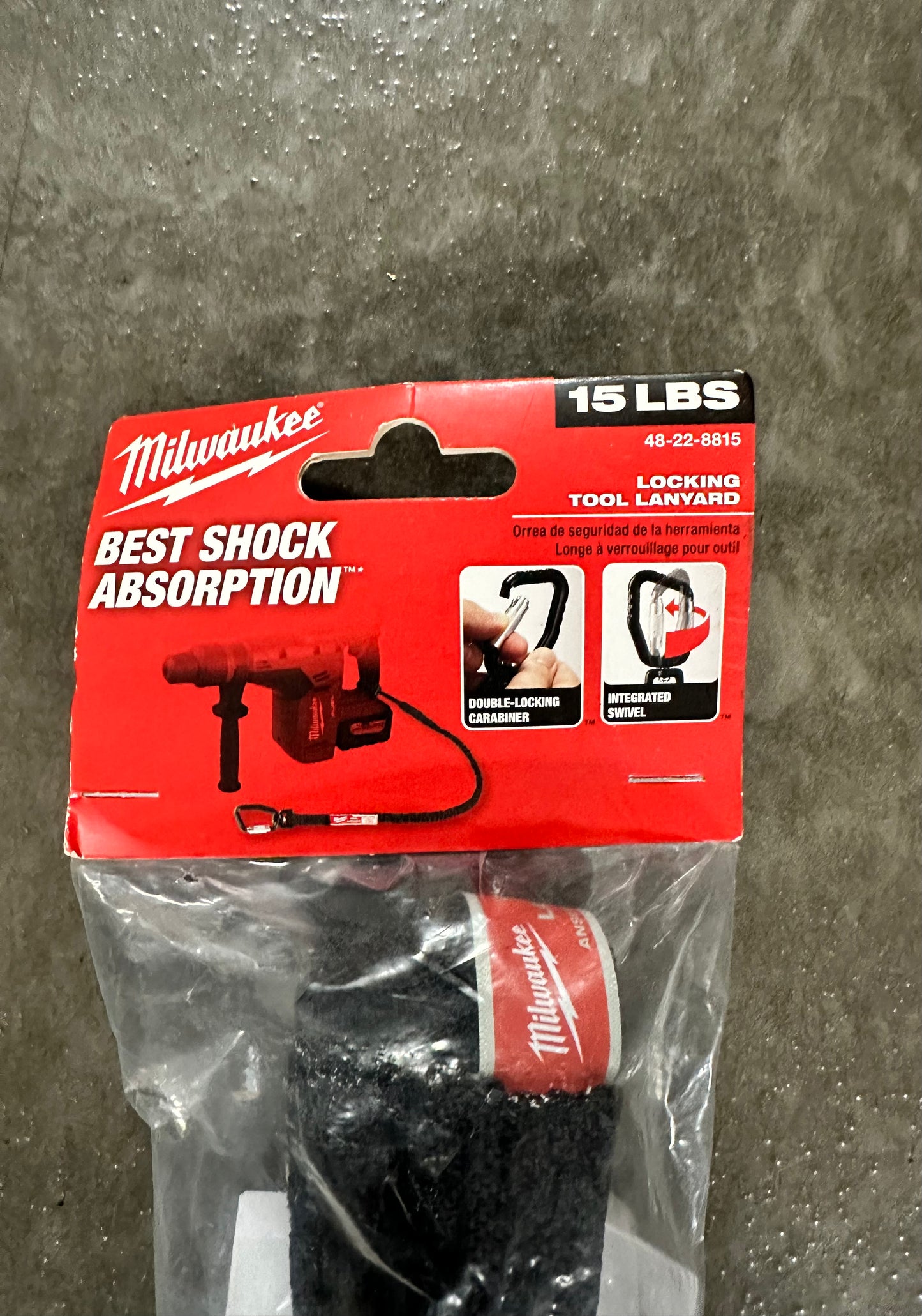 Milwaukee 15 lbs. Locking Tool Lanyard