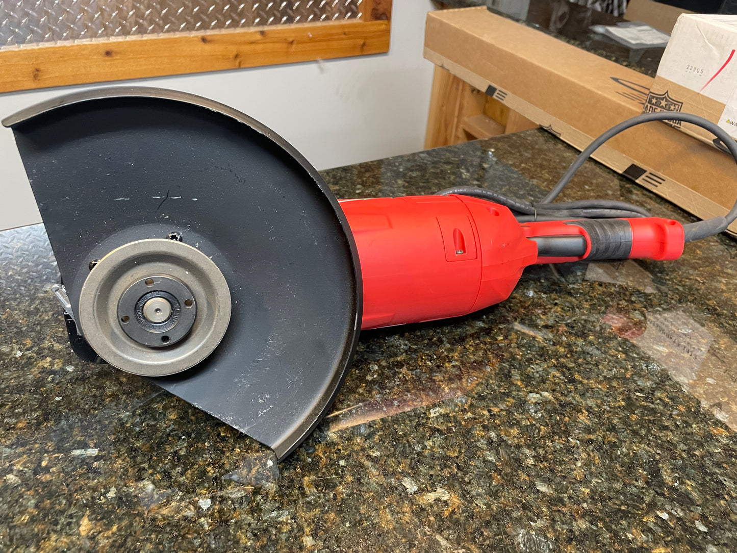 Milwaukee 15 Amp 7/9 in. Large Angle Grinder with Trigger Lock-On Switch