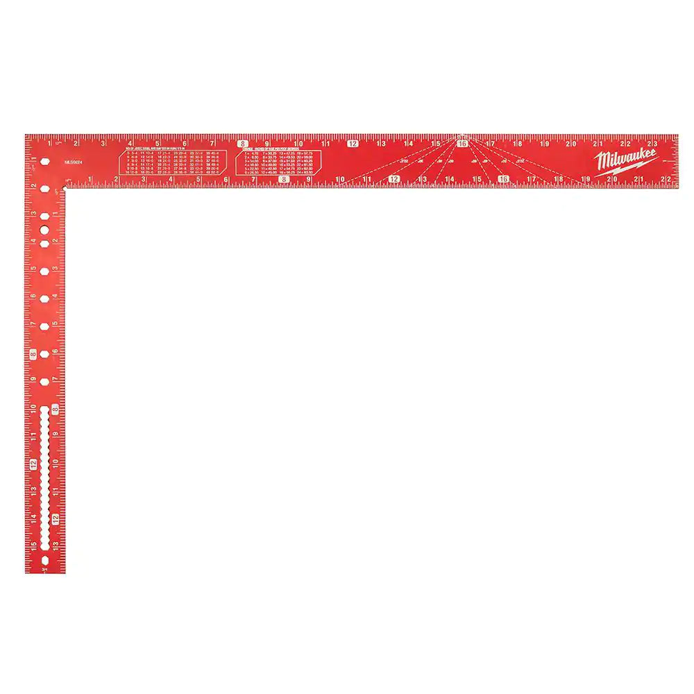 Milwaukee 16 in. x 24 in. Aluminum Framing Square