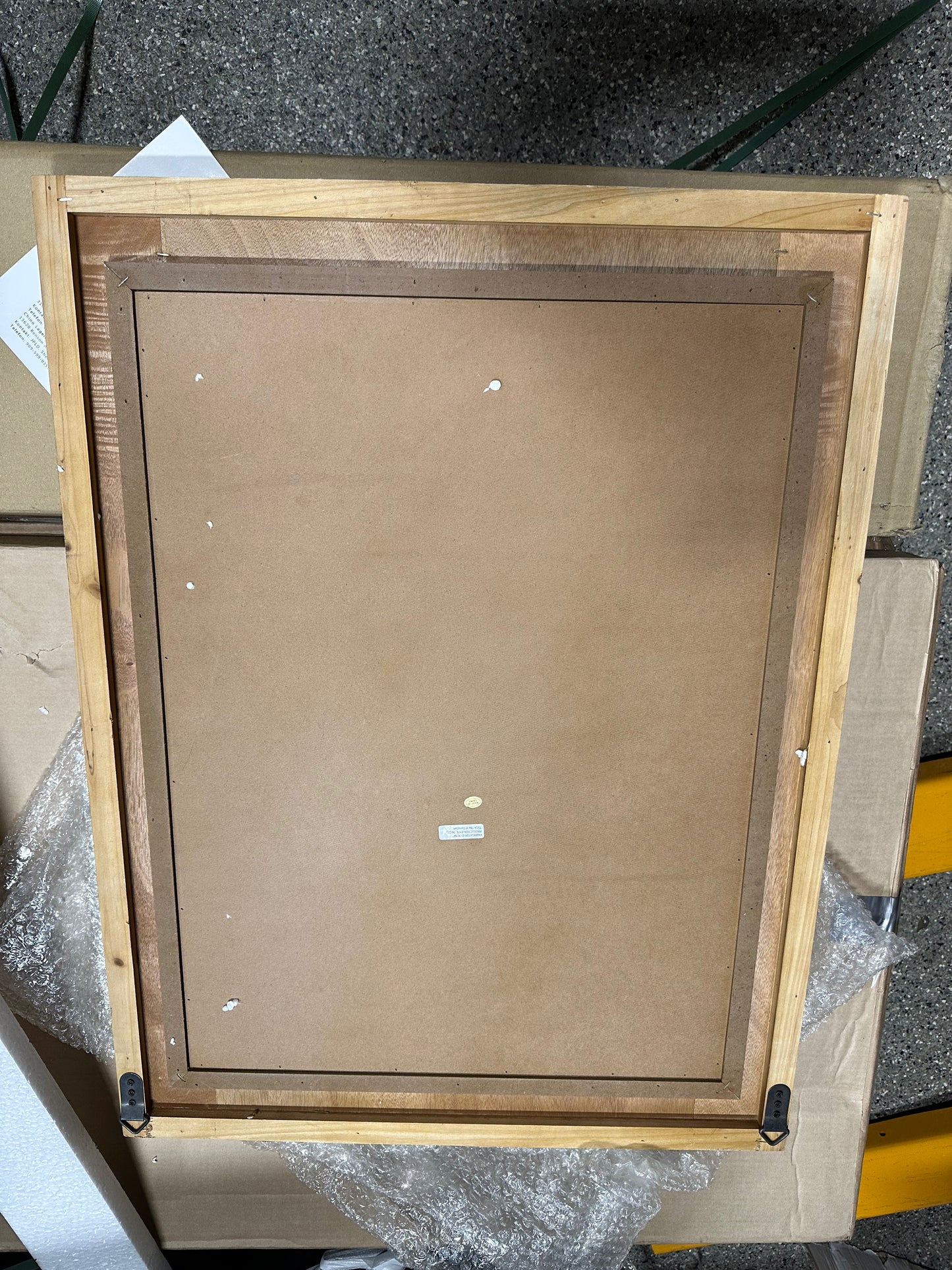 FirsTime & Co. Medium Rectangle Rustic Gray Classic Mirror (34 in. H x 25.5 in. W)