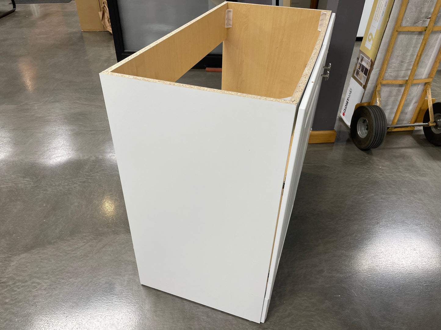 Glacier Bay 36.5 in. W x 18.68 in. D x 35.36 in. H Bath Vanity in White with White Basin