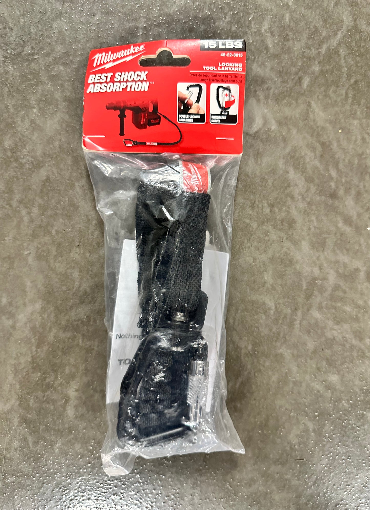 Milwaukee 15 lbs. Locking Tool Lanyard