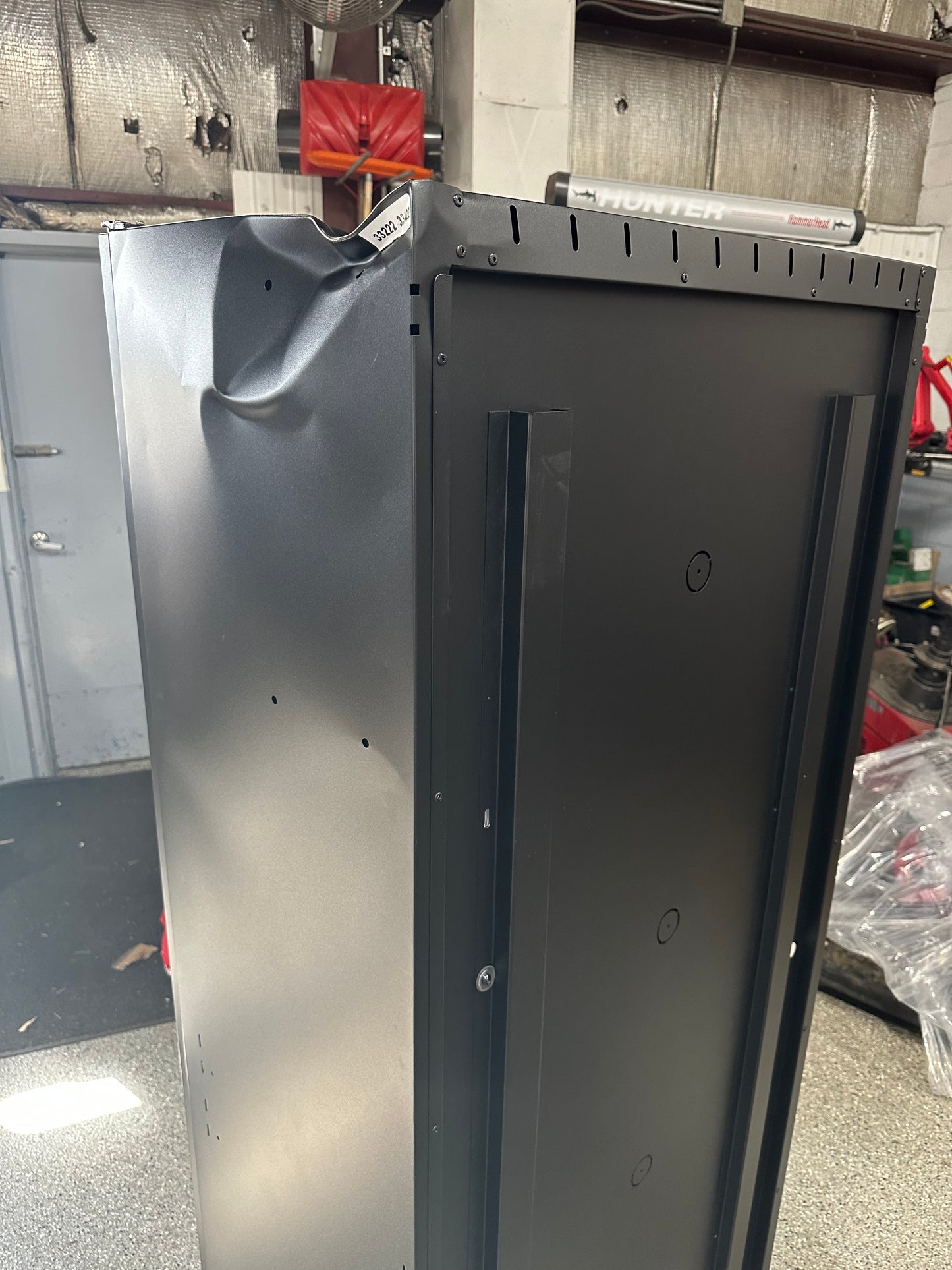 Husky 3-Piece Regular Duty Welded Steel Garage Storage System in Black (54 in. W x 75 in. H x 19 in. D)