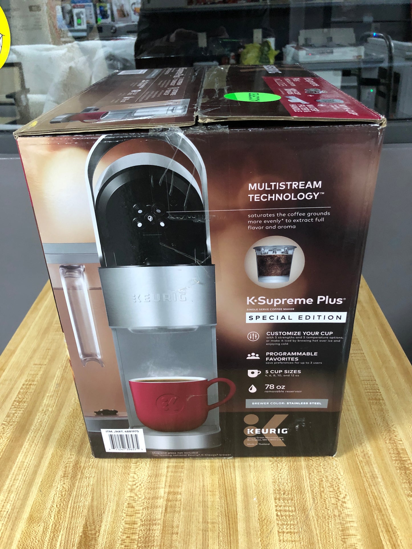 Keurig K-Supreme Plus Special Edition Single Serve Coffee Maker, with 18 K-Cup Pods