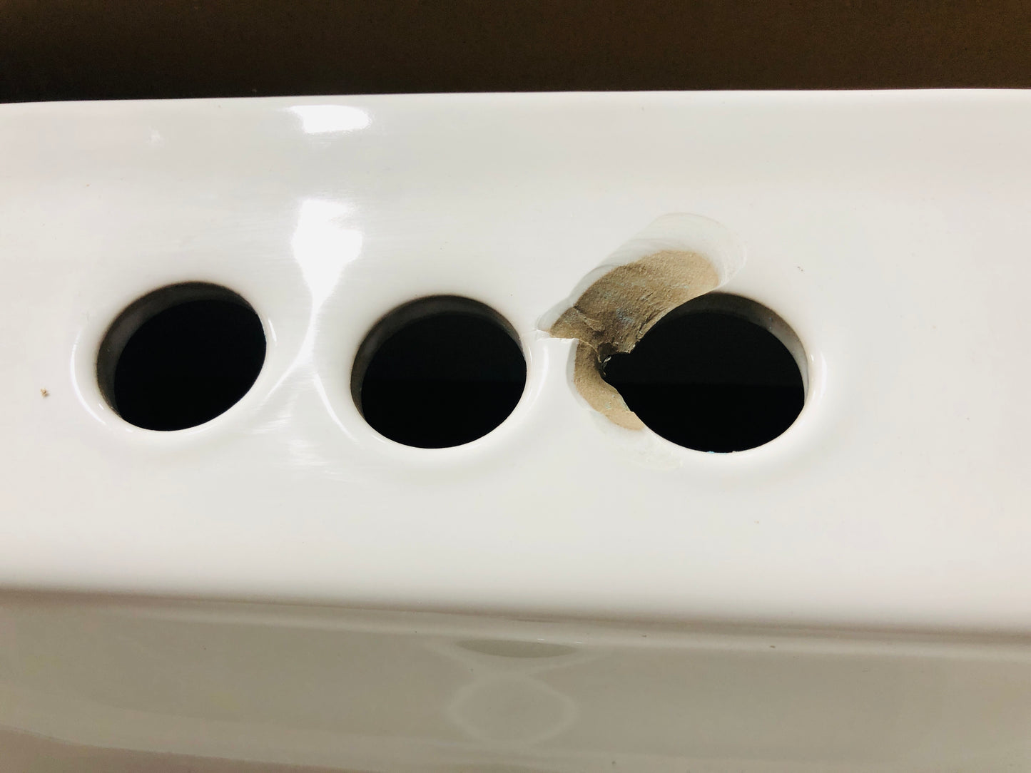 Glacier Bay Aragon Wall-Mounted Bathroom Sink in White