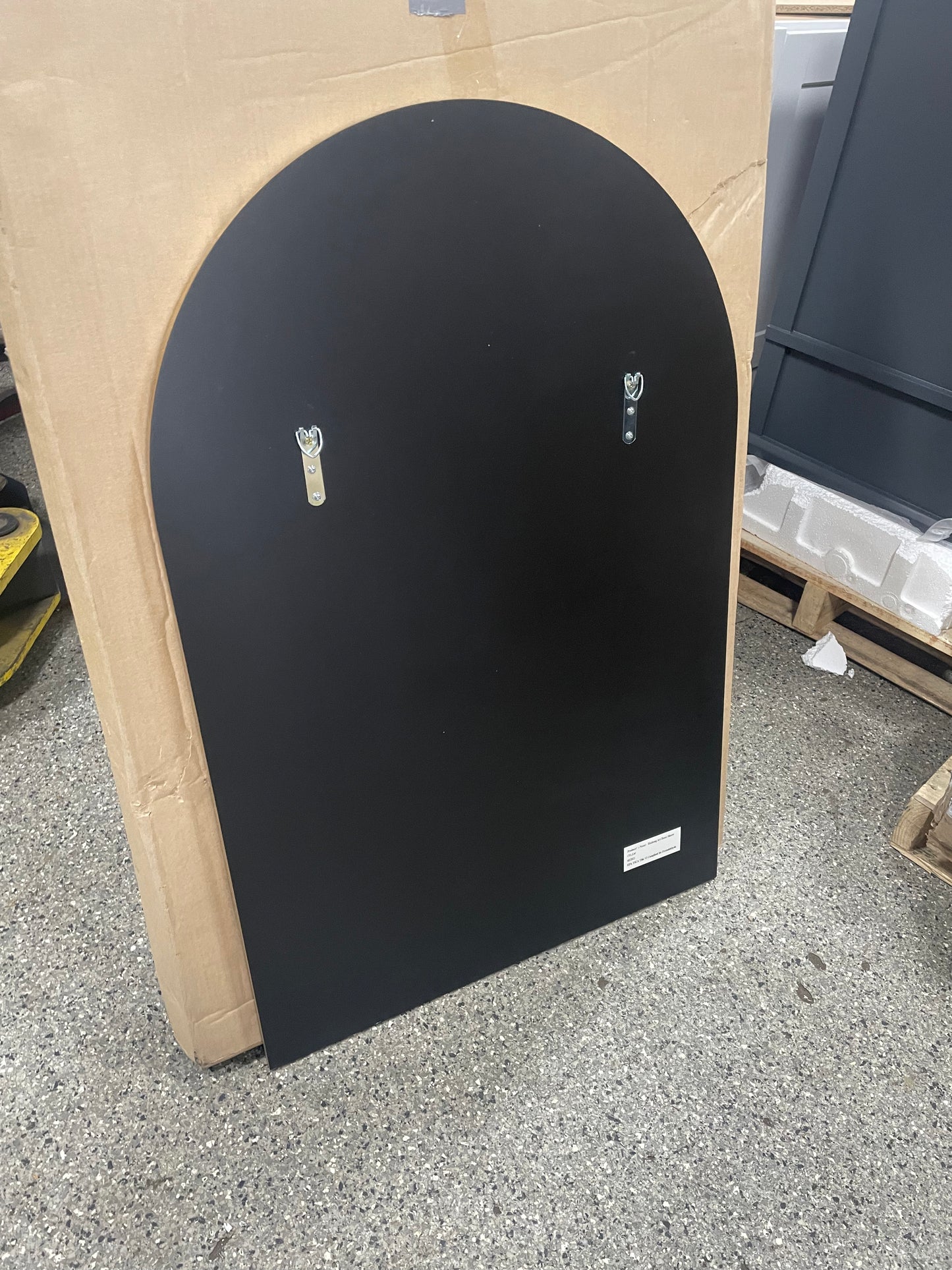 Home Decorators Collection Medium Arched Gold Antiqued Classic Accent Mirror (35 in. H x 24 i n. W)