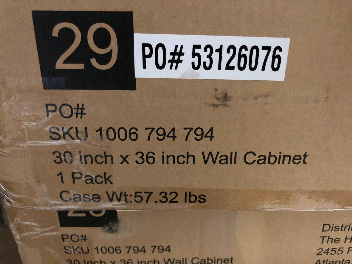 Hampton Bay Avondale Shaker Alpine White Quick Assemble Plywood 30 in Wall Kitchen Cabinet (30 in W x 36 in H x 12 in D)