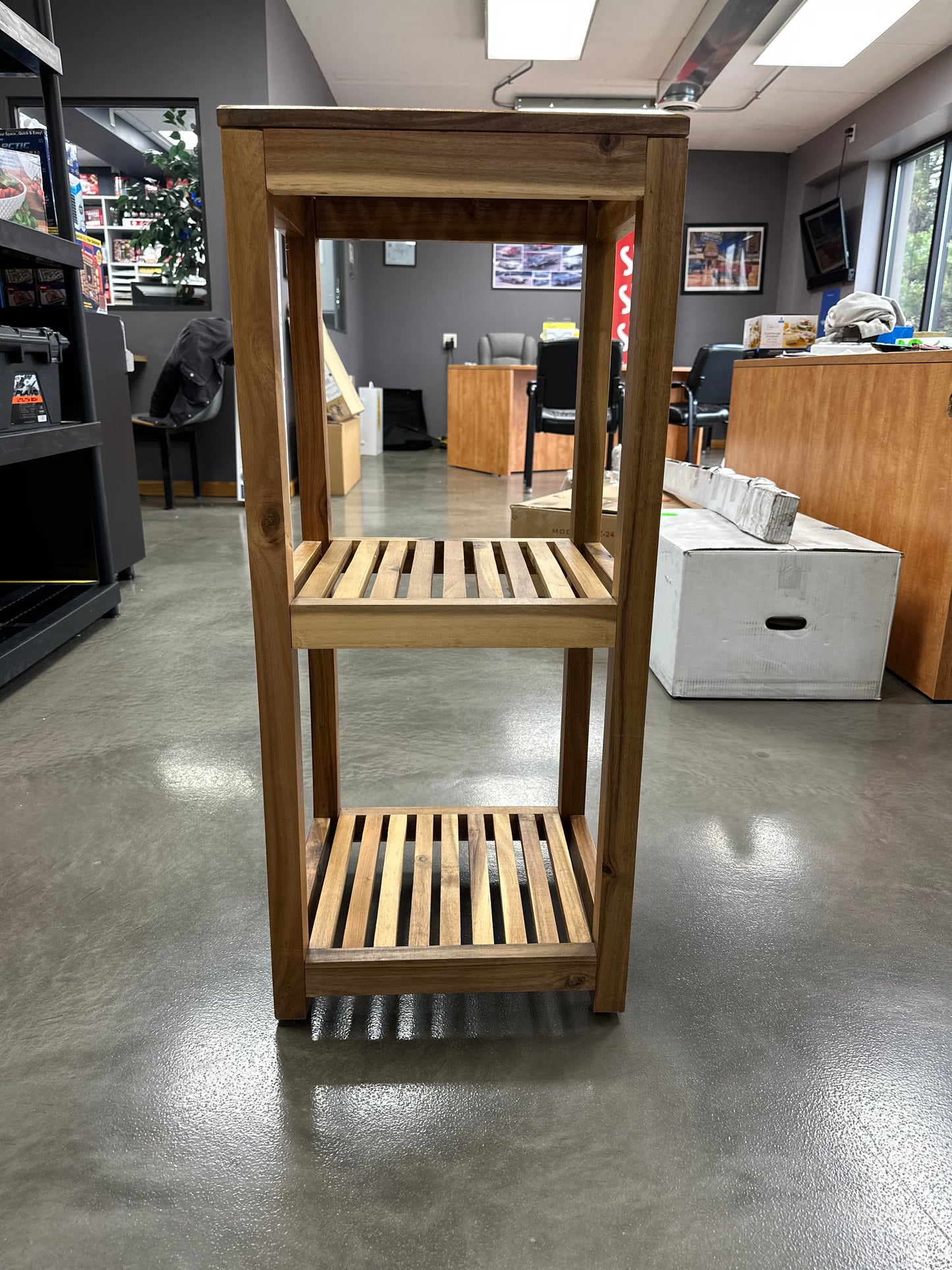 Mesa 3-Tier Acacia Storage Shelf