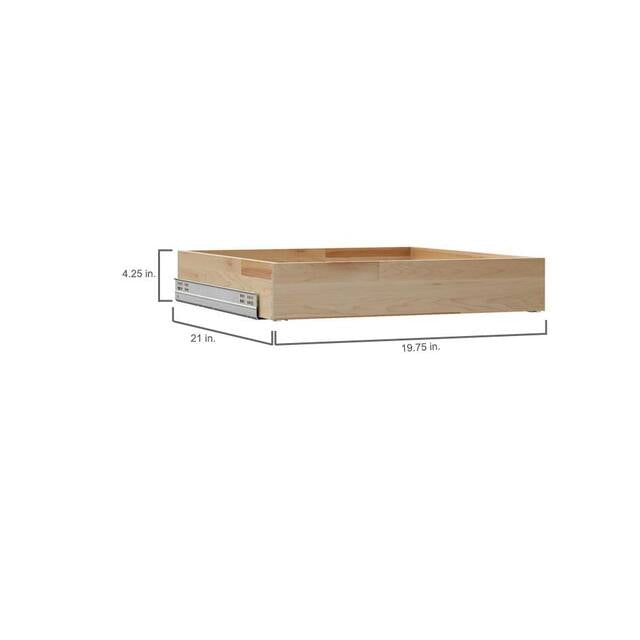 Hampton Bay Designer Series 19.75 in. x 4.25 in. x 21 in. Roll Out Drawers