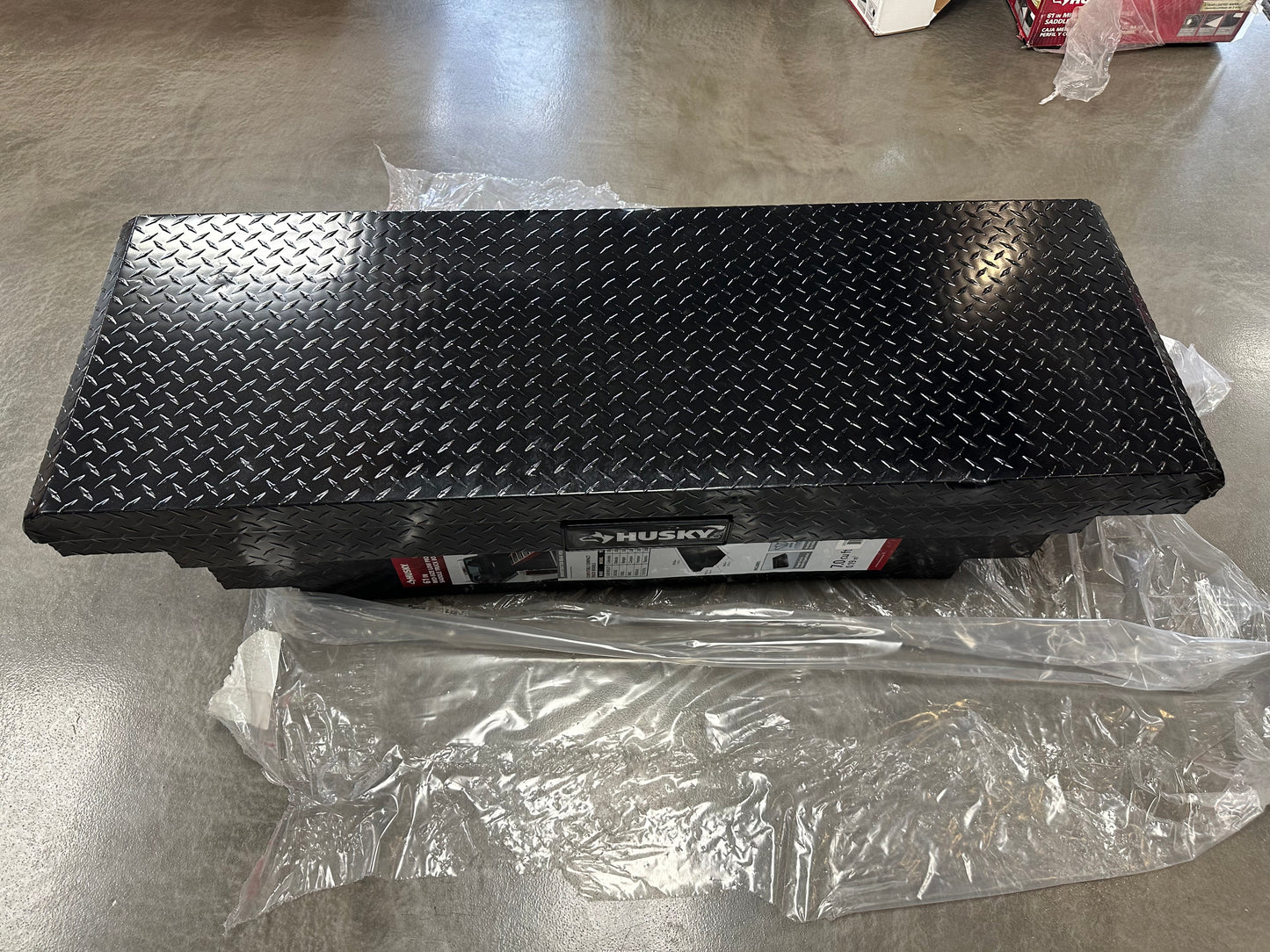 Husky 61.86 in. Matte Black Aluminum Low Profile Mid Size Crossbed