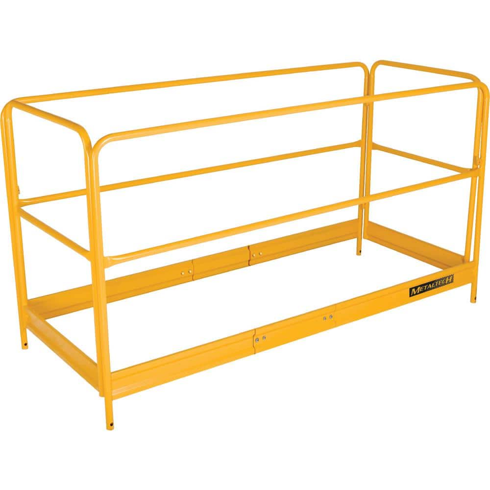 MetalTech 6 ft. x 2.5 ft. x 3.4 ft. Steel Scaffold Guard Rail System, Parts/Accessories for Baker Scaffolding Towers