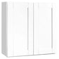 Hampton Bay Shaker 30 in. W x 12 in. D x 30 in. H Assembled Wall Kitchen Cabinet in Satin White