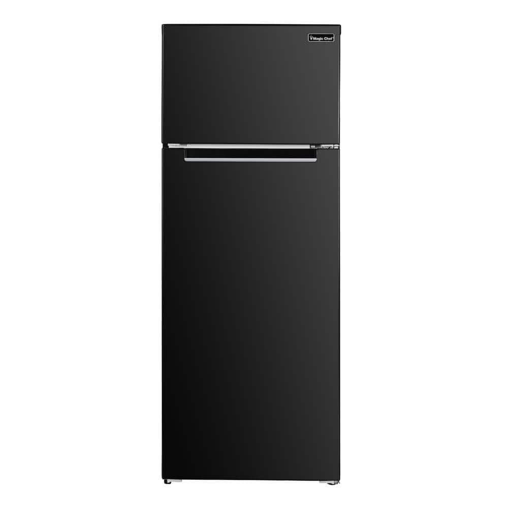 Magic Chef 7.3 cu. ft. 2-Door Mini Fridge in Black with Freezer