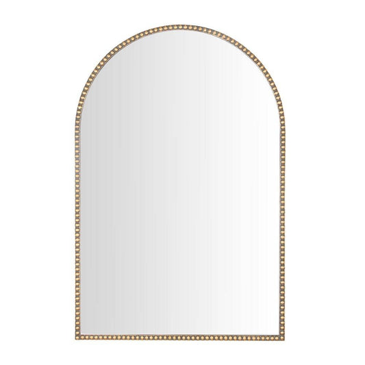 Home Decorators Collection Medium Arched Gold Antiqued Classic Accent Mirror (35 in. H x 24 i n. W)