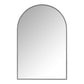 Home Decorators Collection Medium Arched Silver Classic Accent Mirror (35 in. H x 24 in. W)
