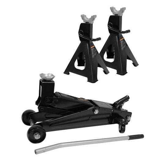 Husky 3-Ton Light Duty Truck Jack and Jack Stand Pair