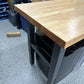 Gladiator 6 ft. Adjustable Height Birch Top Workbench