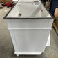 Home Decorators Collection Sonoma 72 in. W x 22 in. D x 34 in H Bath Vanity in White with White Carrara Marble Top