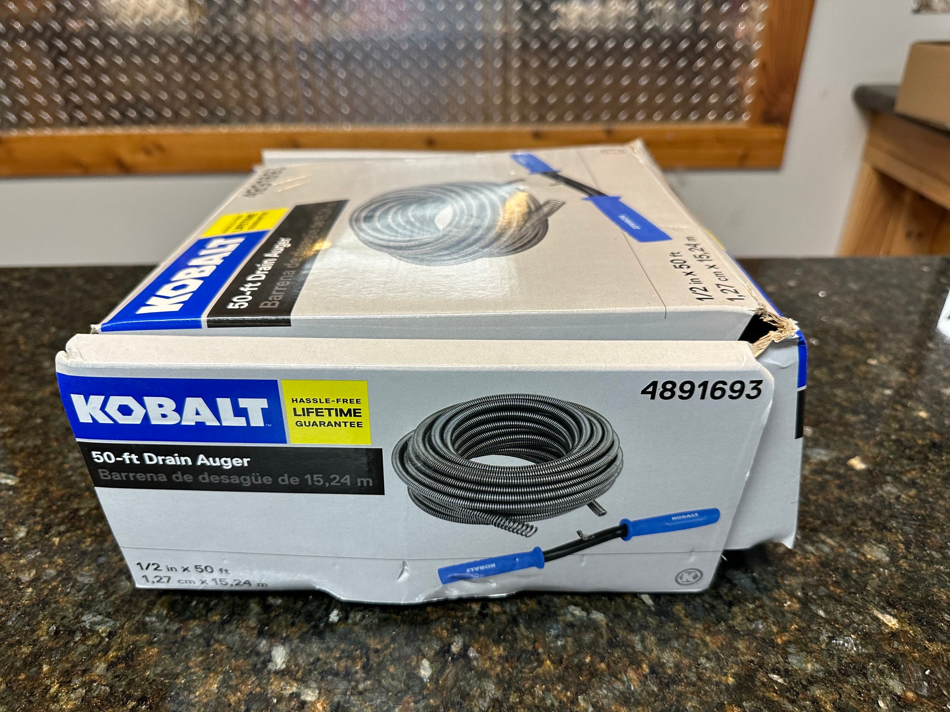 Kobalt 1 2 in x 50 ft High Carbon Wire Drain Auger Zippy s Warehouse