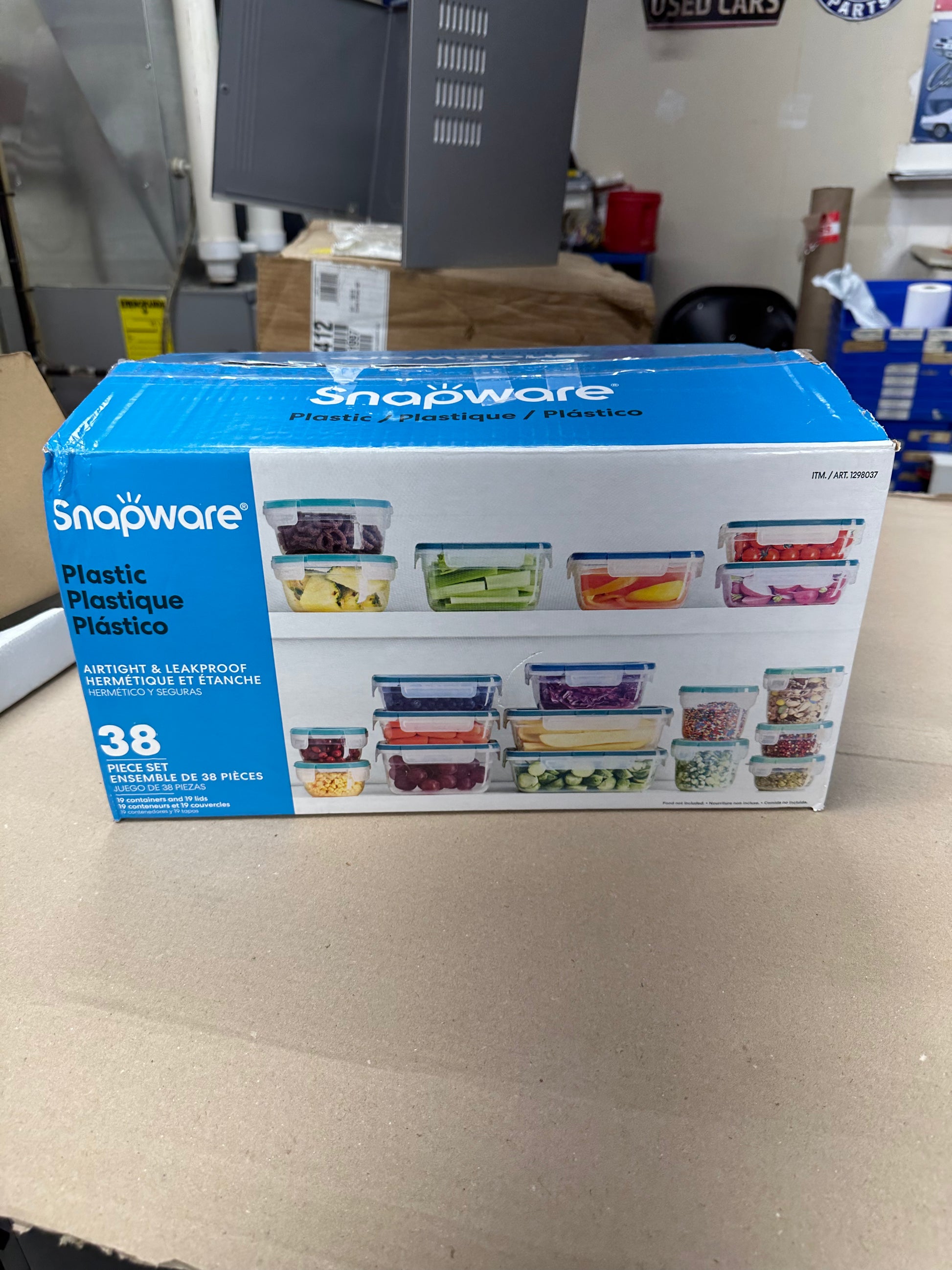Snapware Thread Storage Snapware 38-piece Plastic Food Storage Set – Zippy's Warehouse