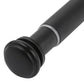 Home Decorators Collection 36 in. - 72 in. Mix and Match Telescoping 1 in. Single Curtain Rod in Matte Black