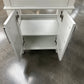 Home Decorators Collection Sonoma 24 in. W x 20 in. D x 34 in. H Bath Vanity in White with White Carrara Marble Top