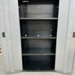 Gladiator Ready-to-Assemble Steel Freestanding Garage Cabinet in Silver Tread (36 in. W x 72 in. H x 18 in. D)