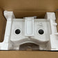 Elkay Quartz Classic White Quartz 33 in. Equal Double Bowl Undermount Kitchen Sink with Aqua Divide