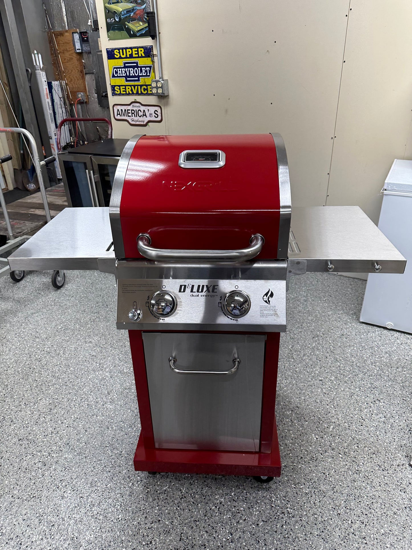 Nexgrill Deluxe 2-Burner Propane Gas Grill in Red