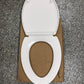 American Standard Traditional Slow-Close EverClean Elongated Closed Front Toilet Seat in White