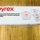Pyrex Glass Measuring Cup Set, 3-piece