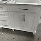 Home Decorators Collection Sonoma 72 in. W x 22 in. D x 34 in H Bath Vanity in White with White Carrara Marble Top