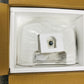 Swiss Madison Modern White Ceramic Rectangular Chateau Pedestal Bathroom Vessel Sink with Round Single Faucet Hole